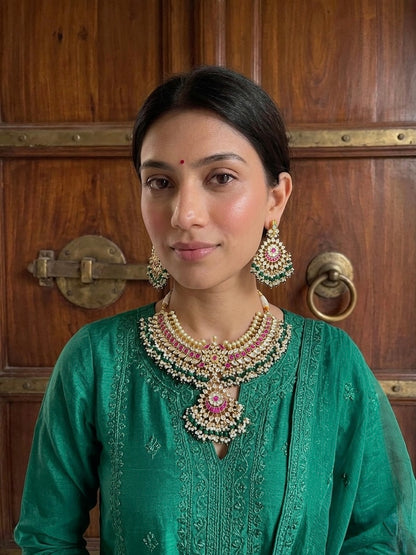 Ishq Kundan Collar Necklace