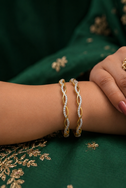Zian Braded Bangles