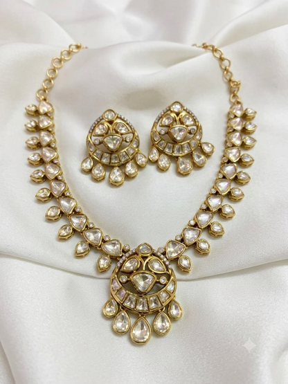 Cut Gala Ensemble Moissanite Necklace