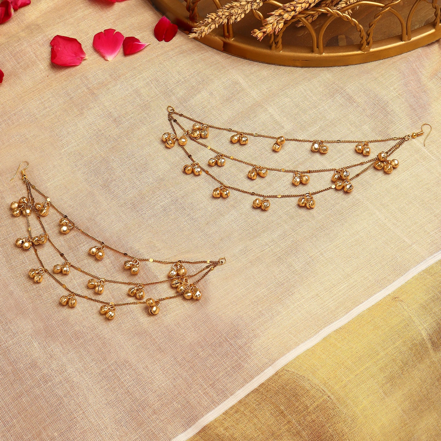 Zariyah Ghungroo Ear chain