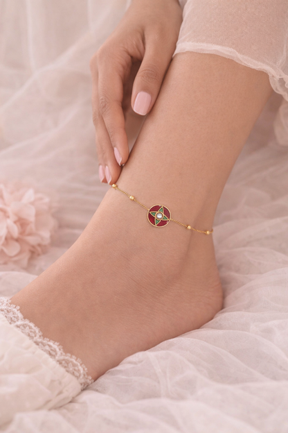 Chandrika Bloom Anklet