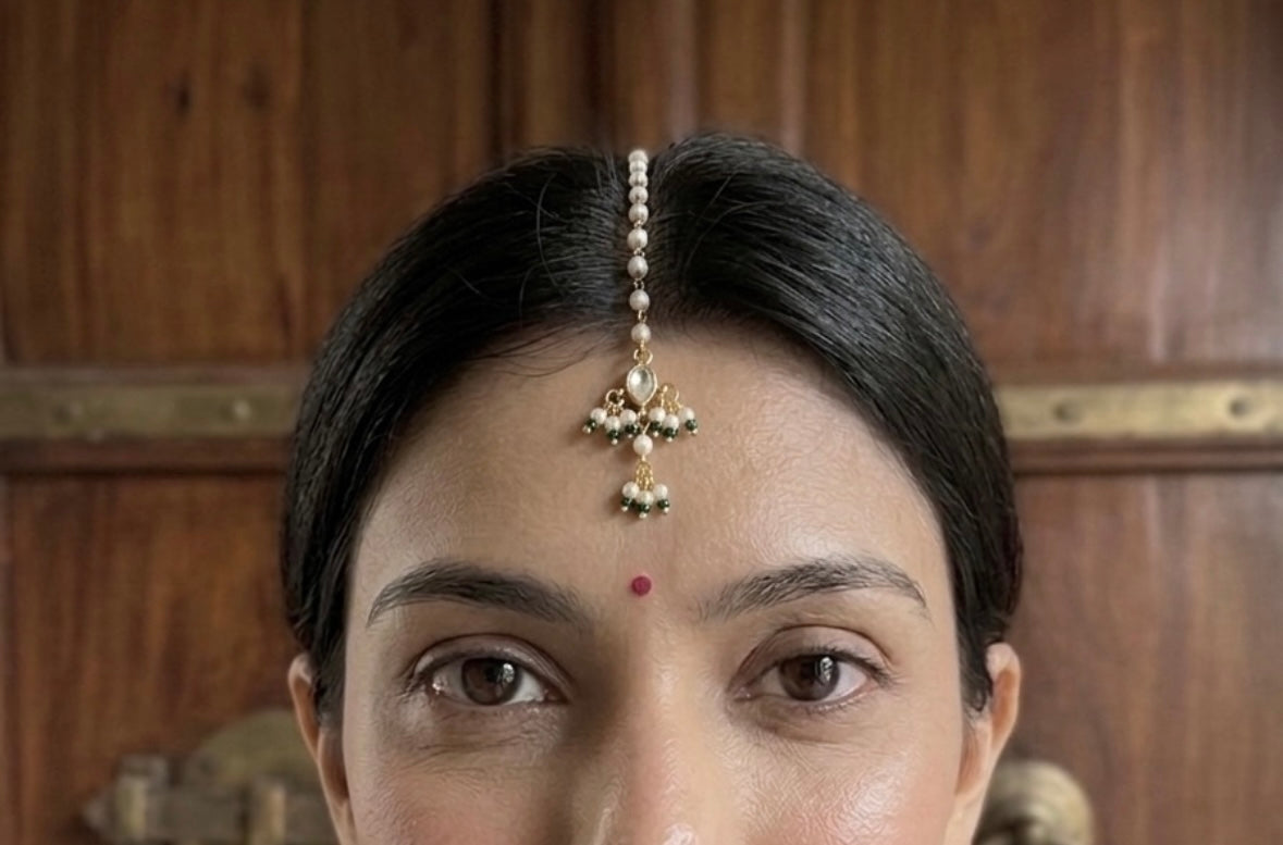 Lari Drop Kundan Tikka