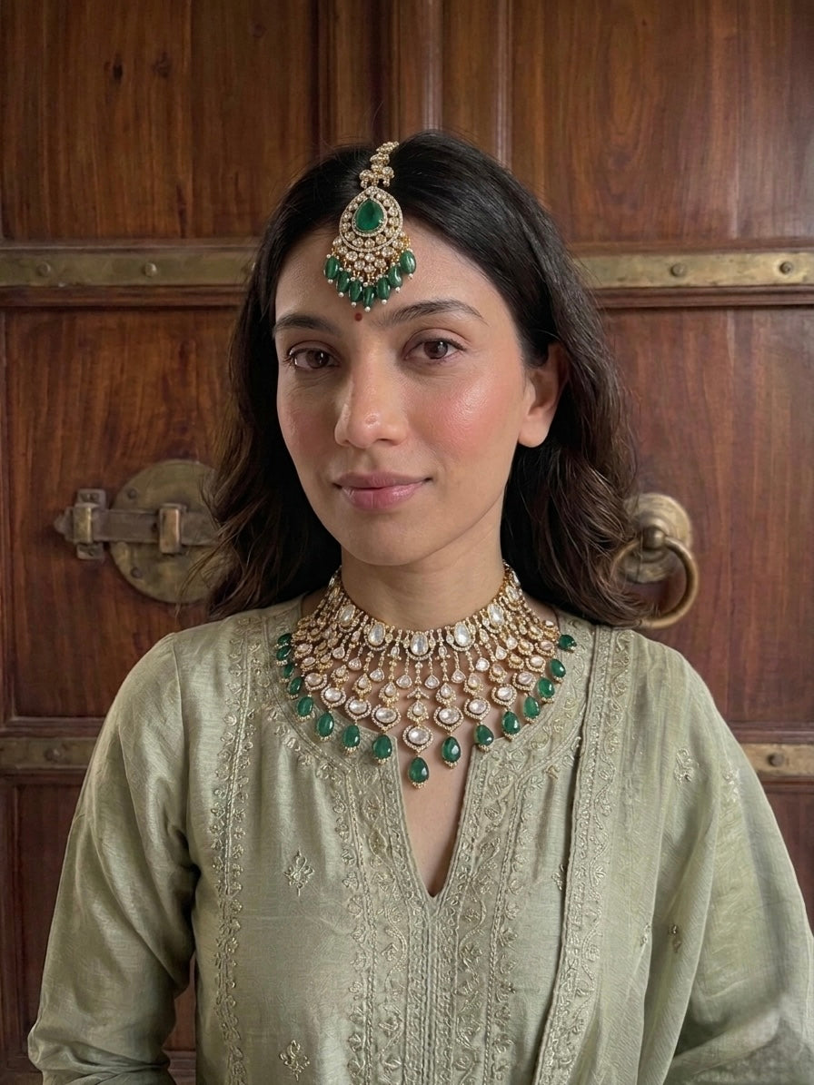 Noorani Polki Maangtikka