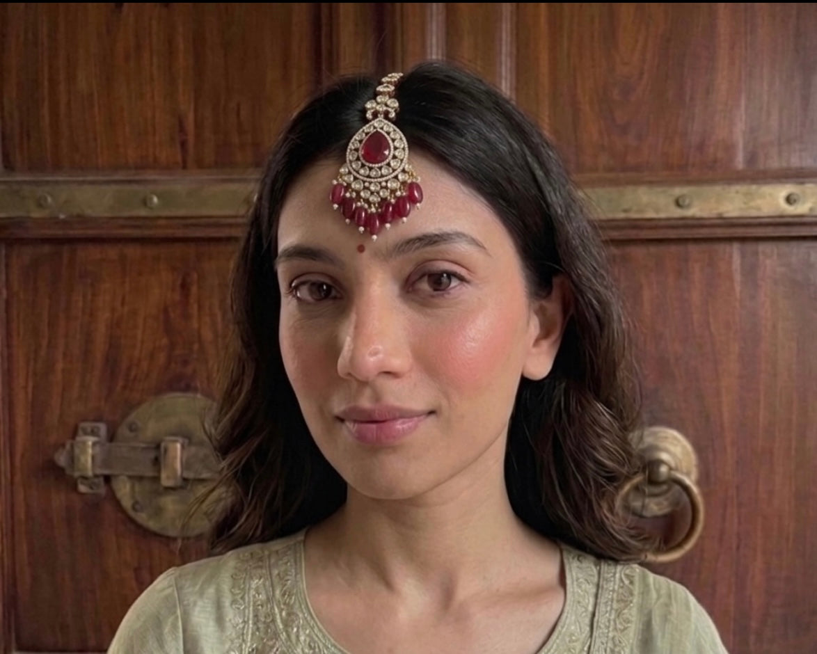 Noorani Maangtikka in Ruby
