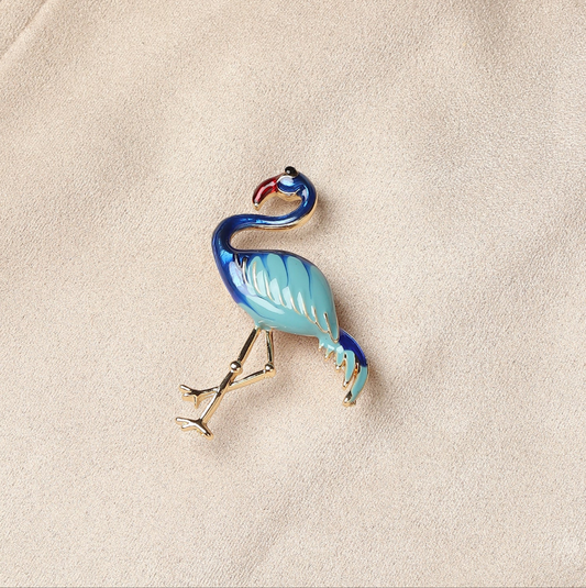 Flamingo in Blue