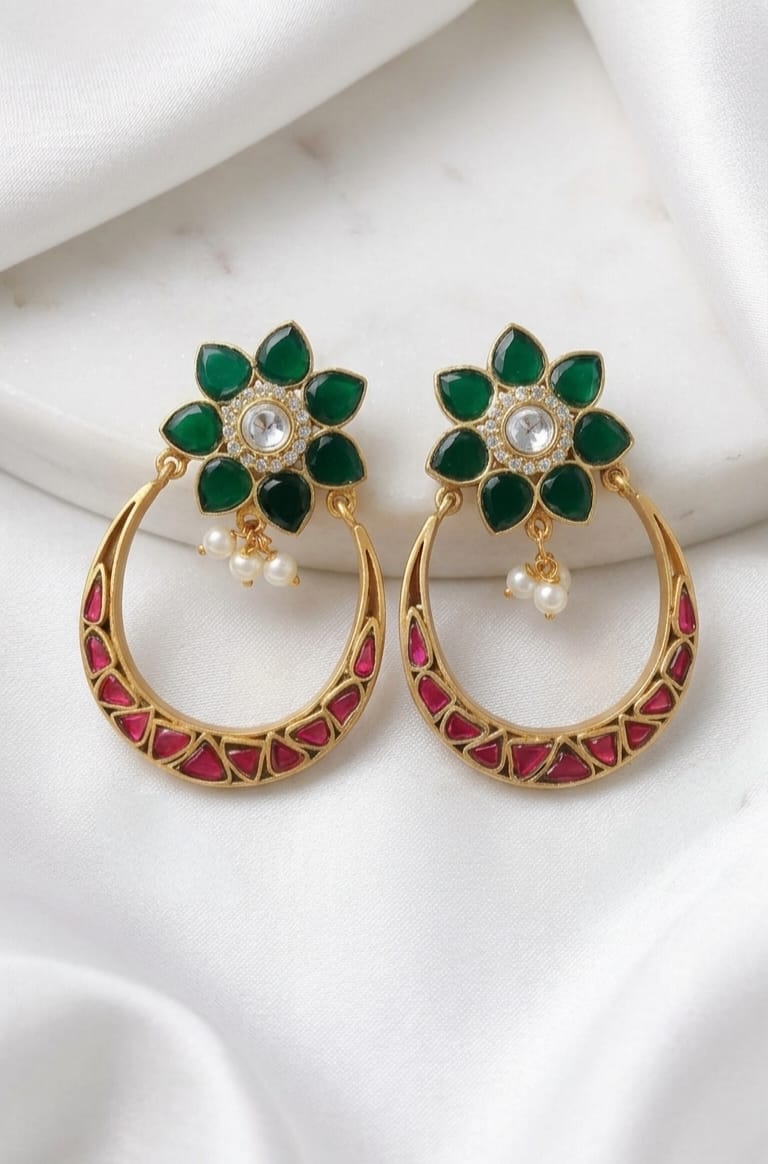 polki  earring for women 