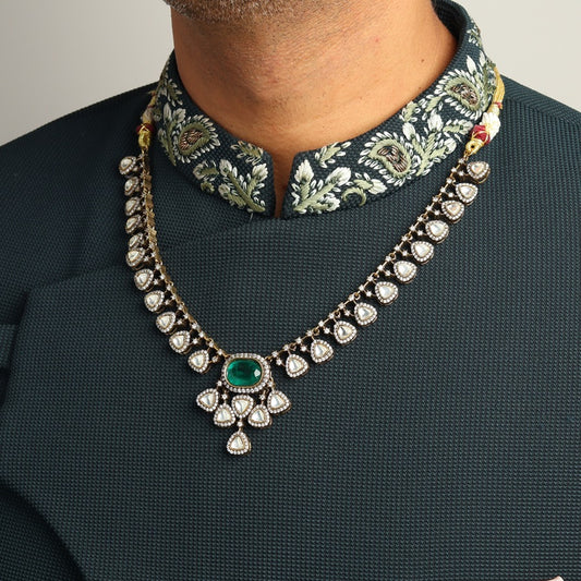 Polki Emerald Haar