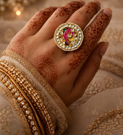 kundan ring