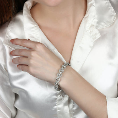 Isabelle AD Bangles in White
