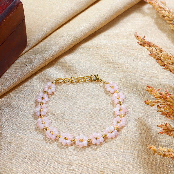 Stone Bracelet in White