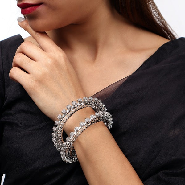 Classic Floral AD Bangle