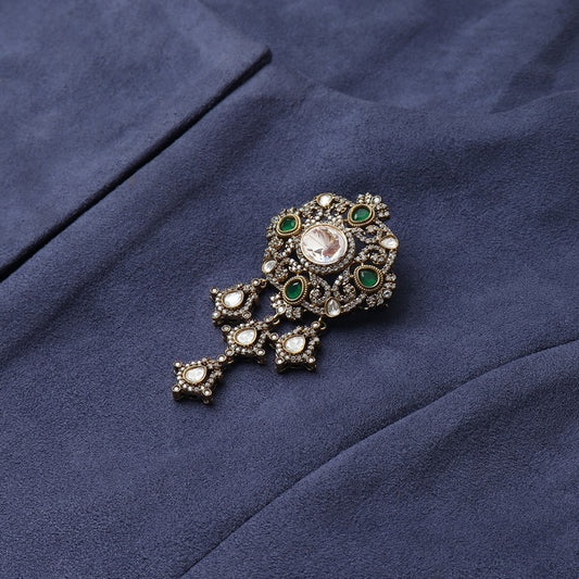 Royal Polki in Green