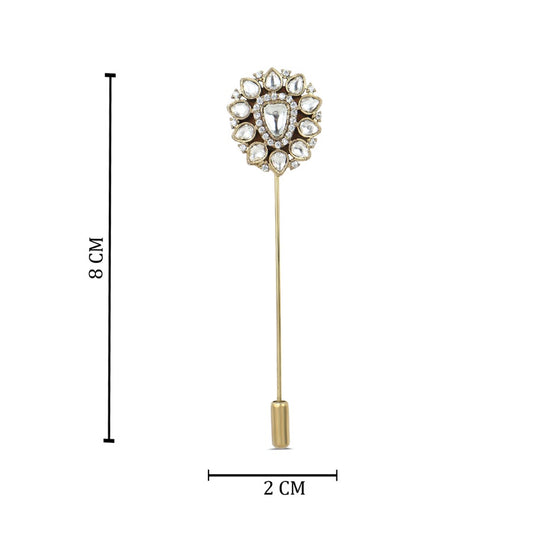 Polki Lapel Pin