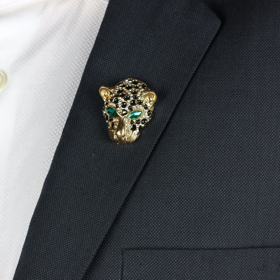 Jagaur in Emerald Doublet Stud