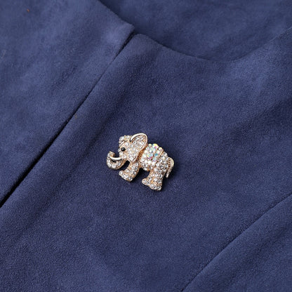 Chic Elephant in Pink Polki Stud