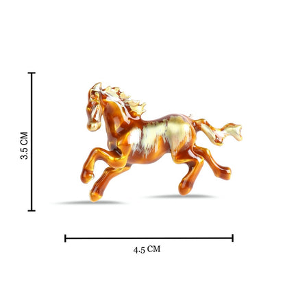 Golden Galloping Horse