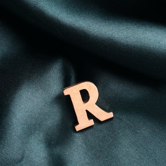 R in Rose Gold