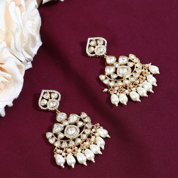 Hina Polki Earrings