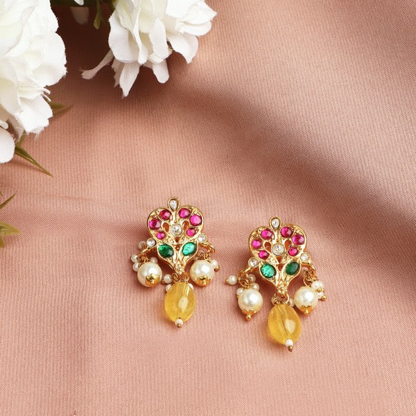 Piya Earrings in Yellow