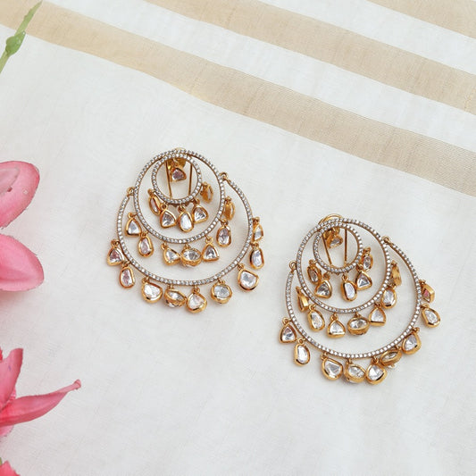 Siya Polki Layered ChandBali