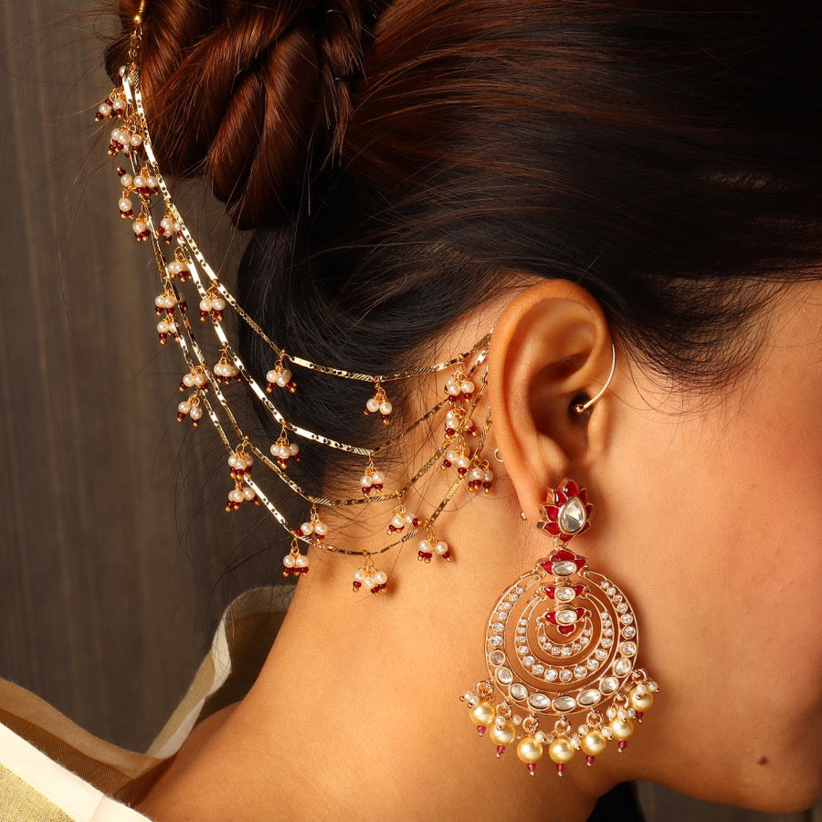 Reva Polki ChandBali with Gauri Pearl Sahare