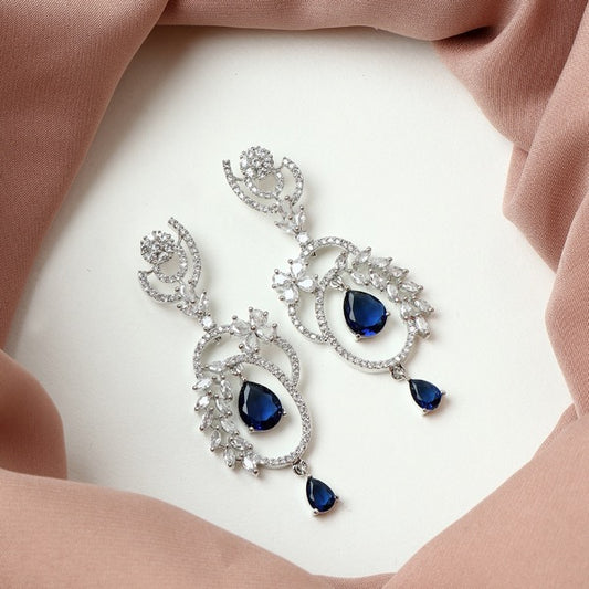 Alice Earrings in Blue