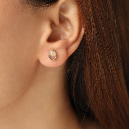 92.5 Silver Rose Studs