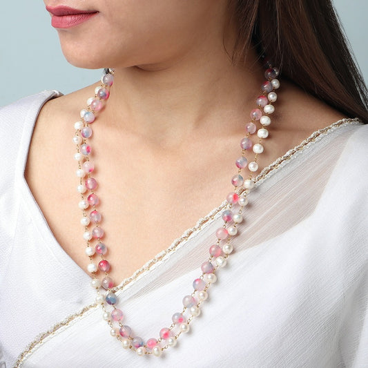 Pink and Pearl Mala