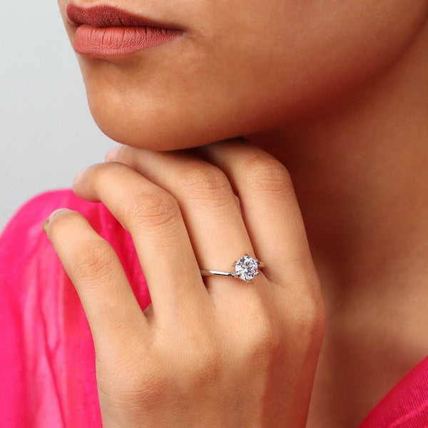 Single Solitaire Ring