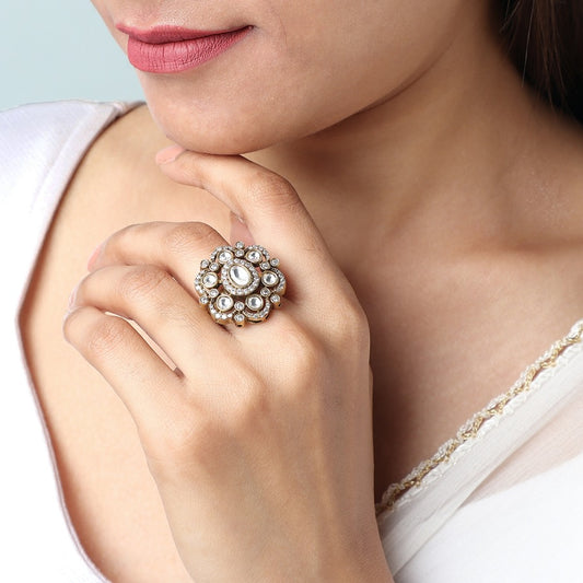 Kruti Polki Ring