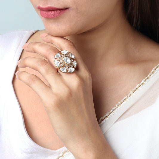 Ruvasa Polki Ring