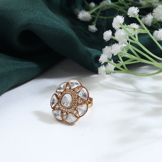 Ruvasa Polki Ring