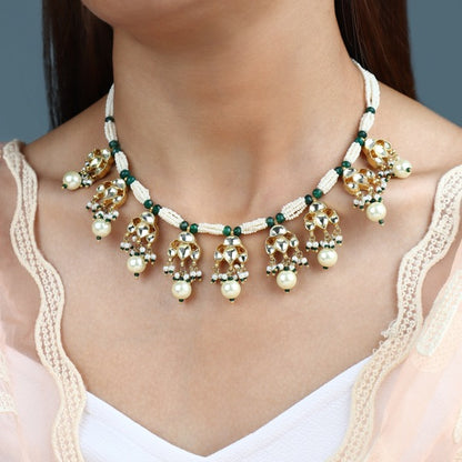 Sharanya Pachi Kundan Choker