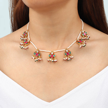 Tara Pachi Kundan Choker