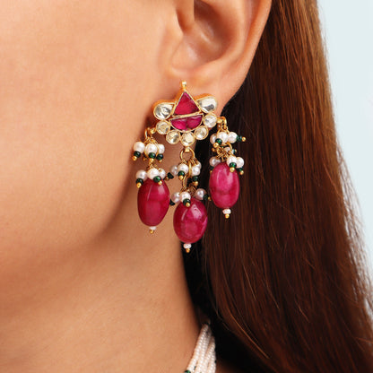 Navya Kundan Choker in Ruby