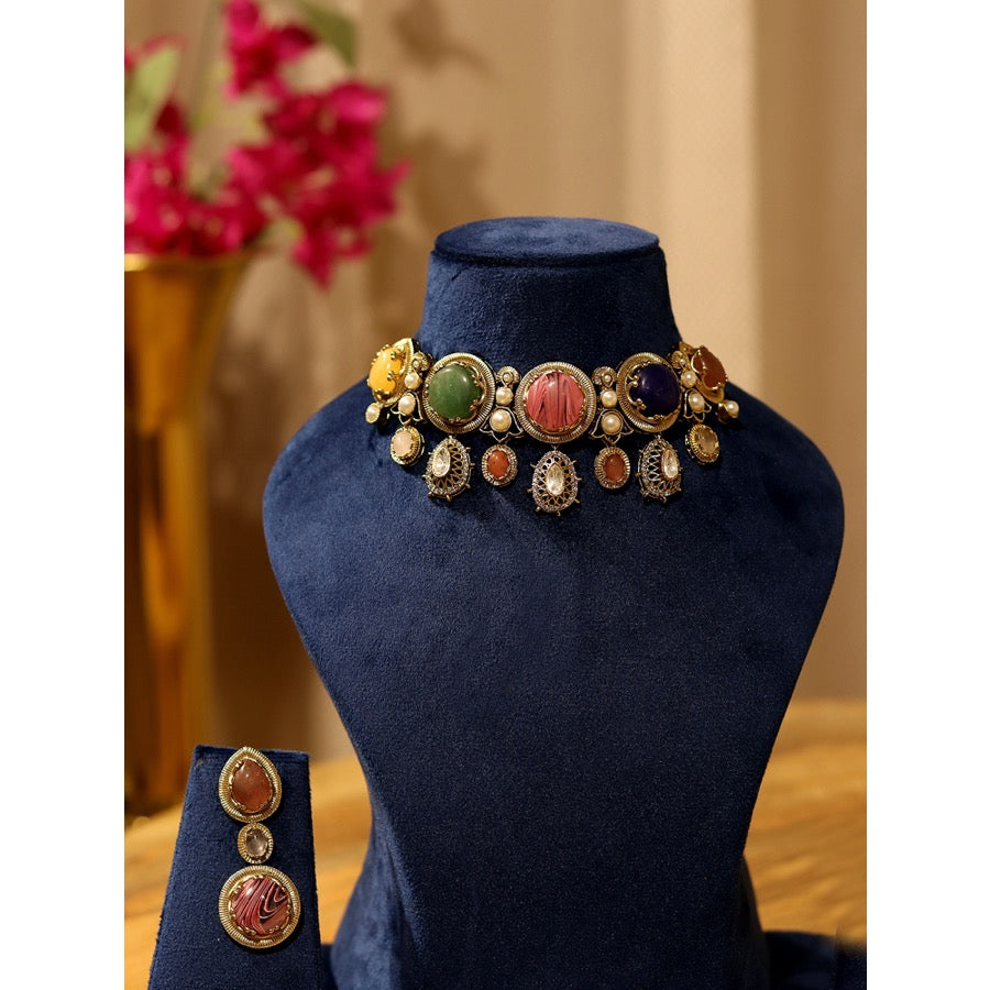 Vrushka Navratan Choker