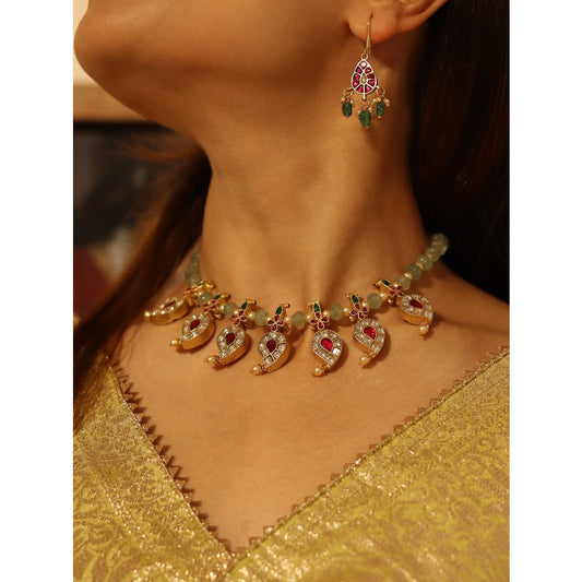 Kalindi Reversible Kundan Choker