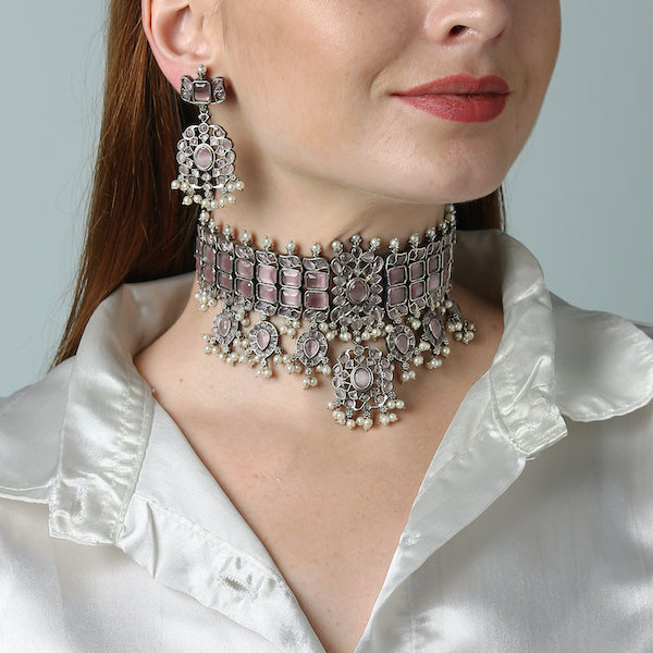 German silver store choker