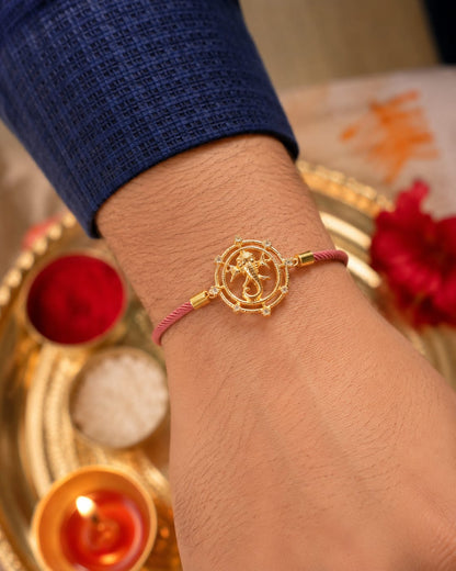 Ganesh motif Rakhi