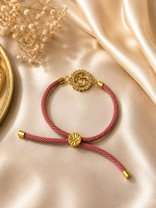 Shree Motif Rakhi in Pink