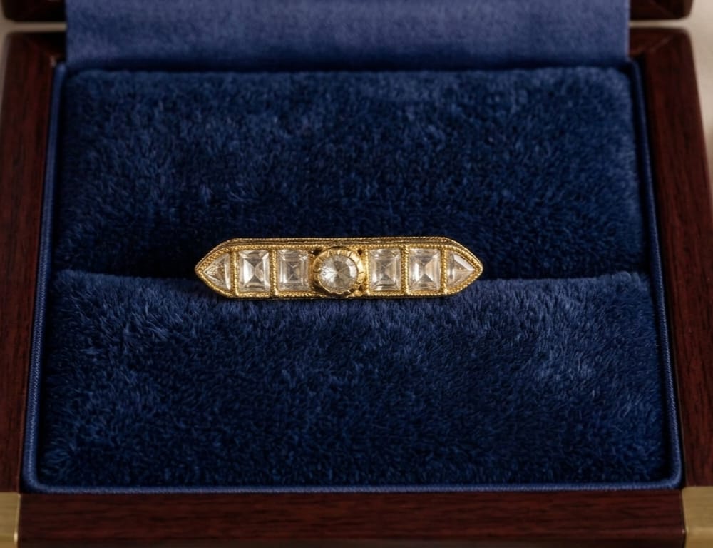 Amoli Gold Polki Ring