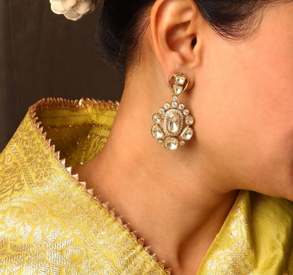 Roop polki Drop Earrings