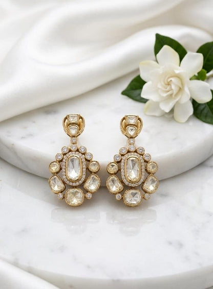 Roop polki Drop Earrings