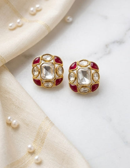 Square Stud Earrings