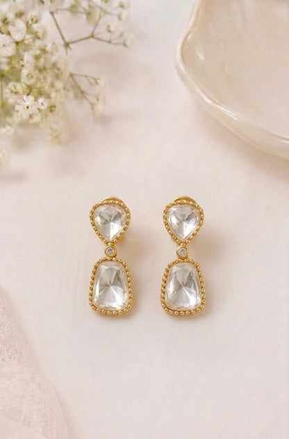 Roshni polki Drop Earrings