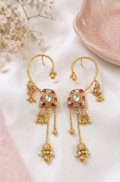 Tara Kaan Cuff Jhumka