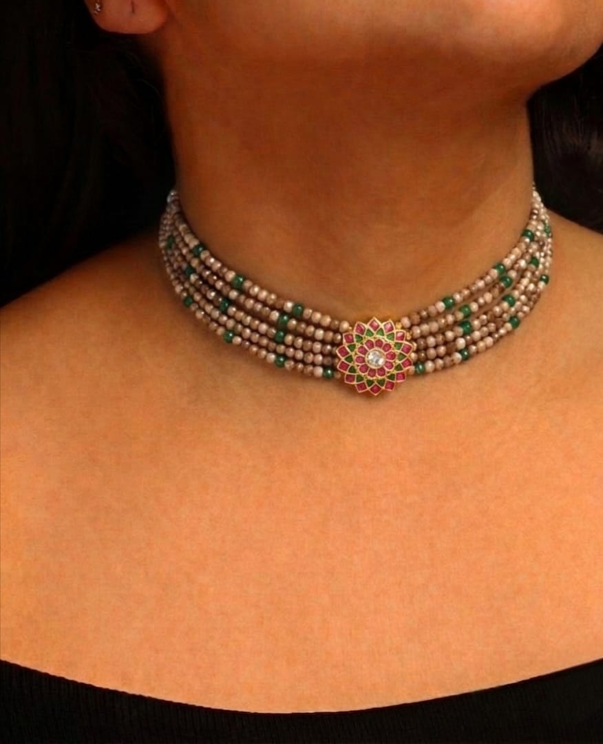 Beaded neck Set