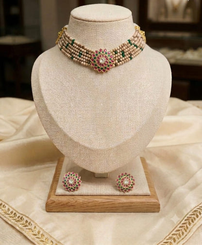 Beaded neck Set