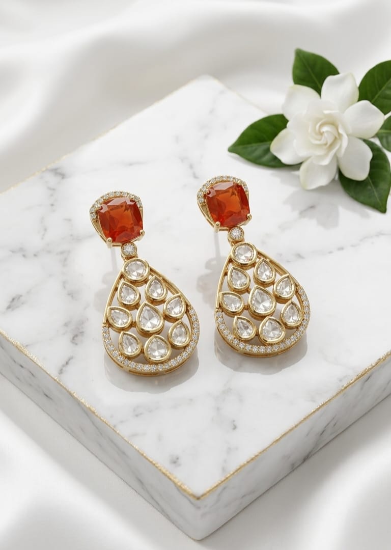 Surya  Teardrop Earrings