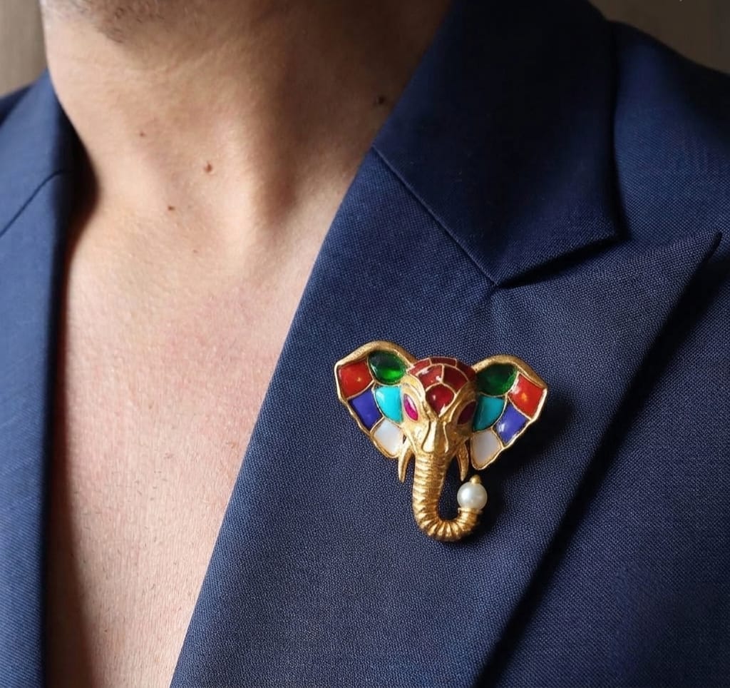 Gaja Brooch